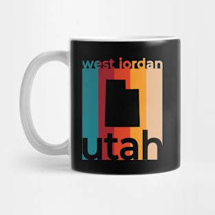 West Jordan Utah Retro Mug